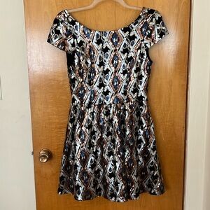 XL sequin mini dress